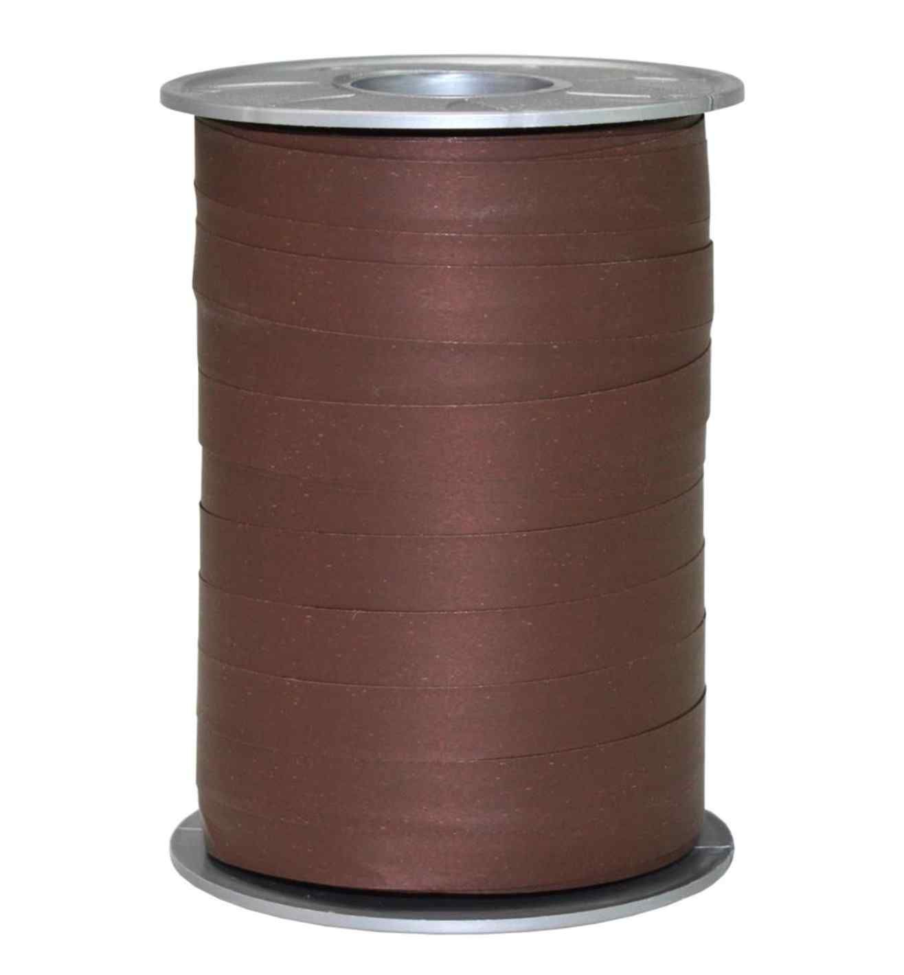 10mm x 200m Curling Ribbon - Opak Espresso