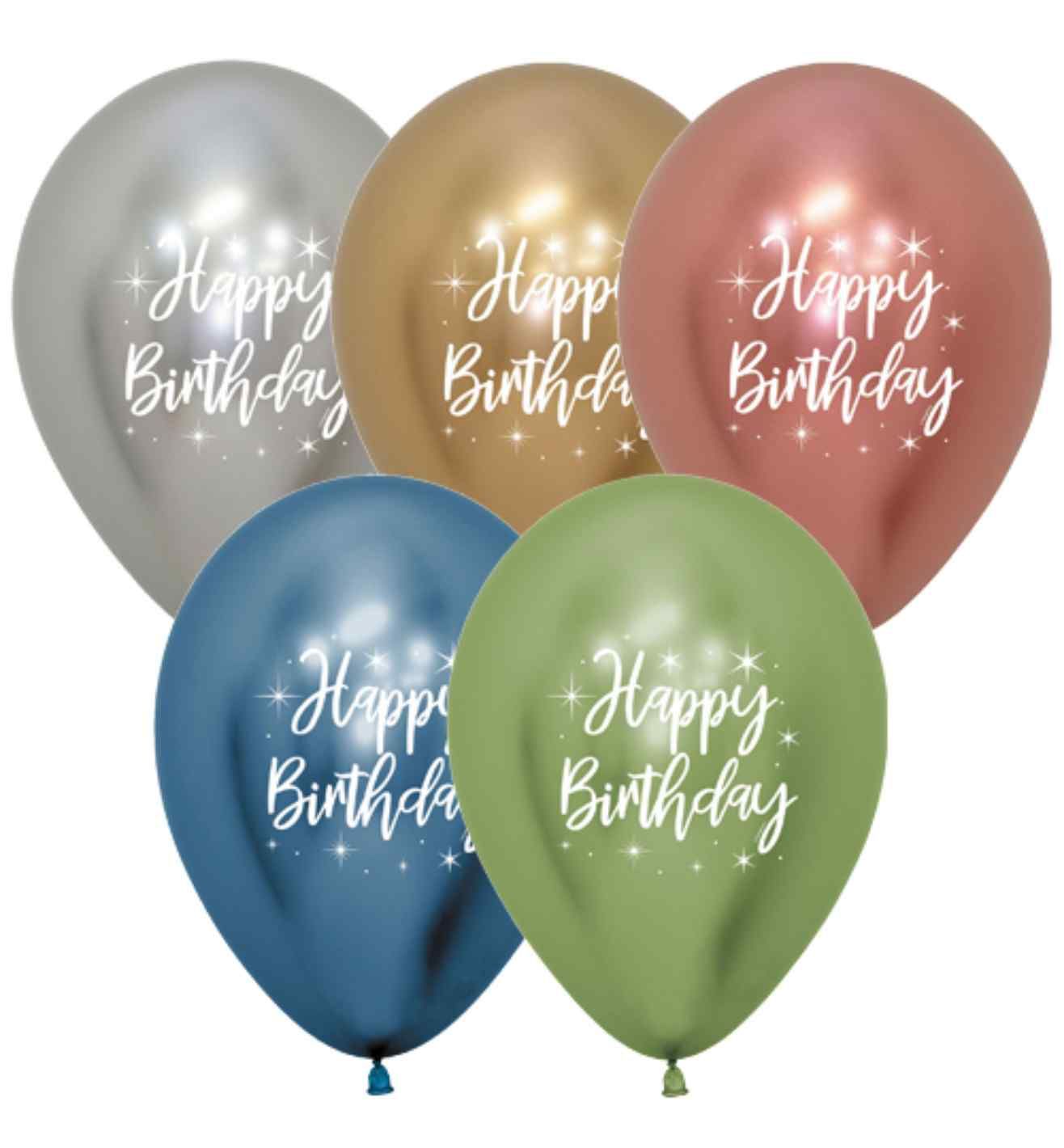 12" Sempertex Reflex Birthday Ast. 25ct.