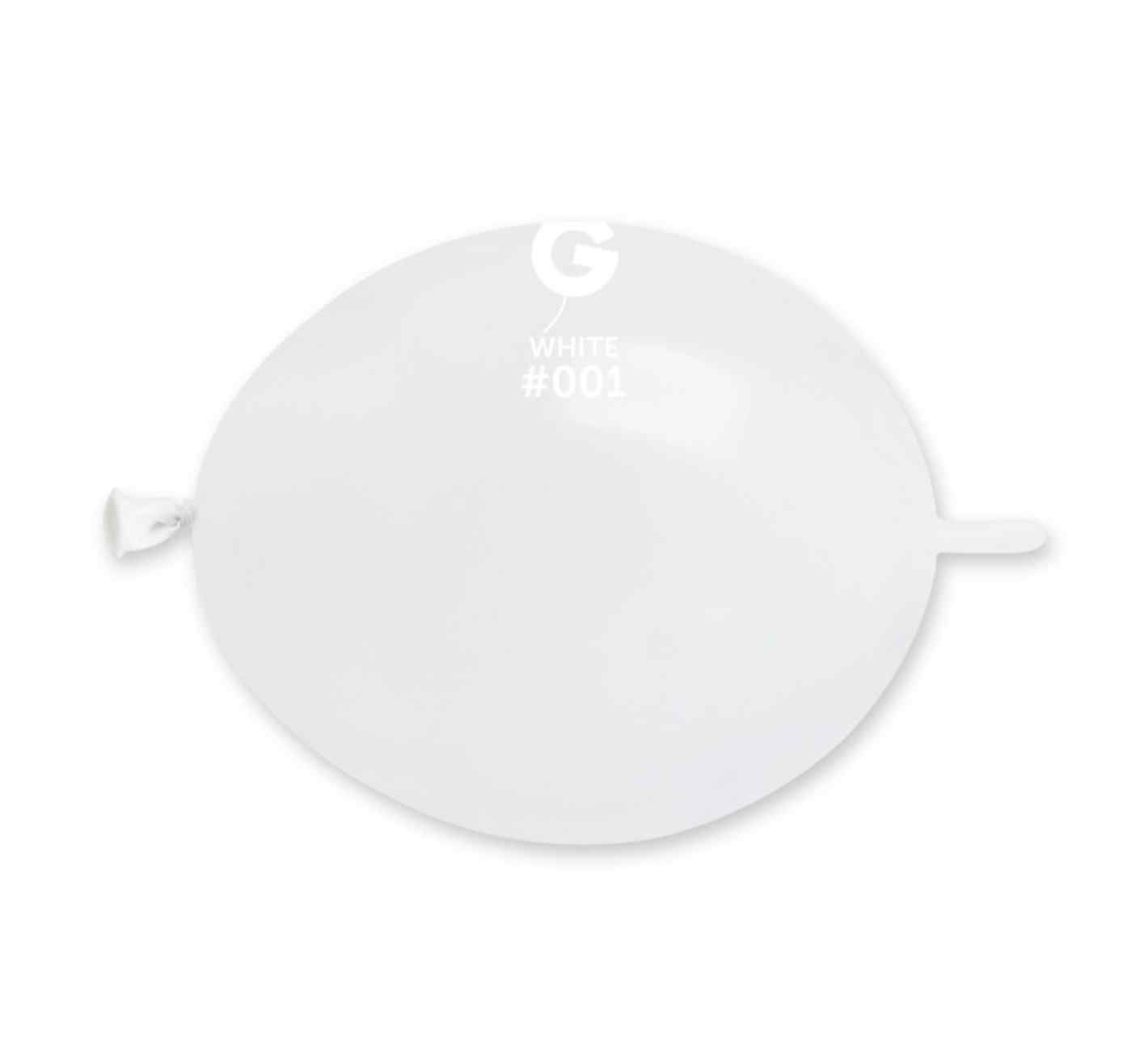 13" Gemar White Glink 50ct