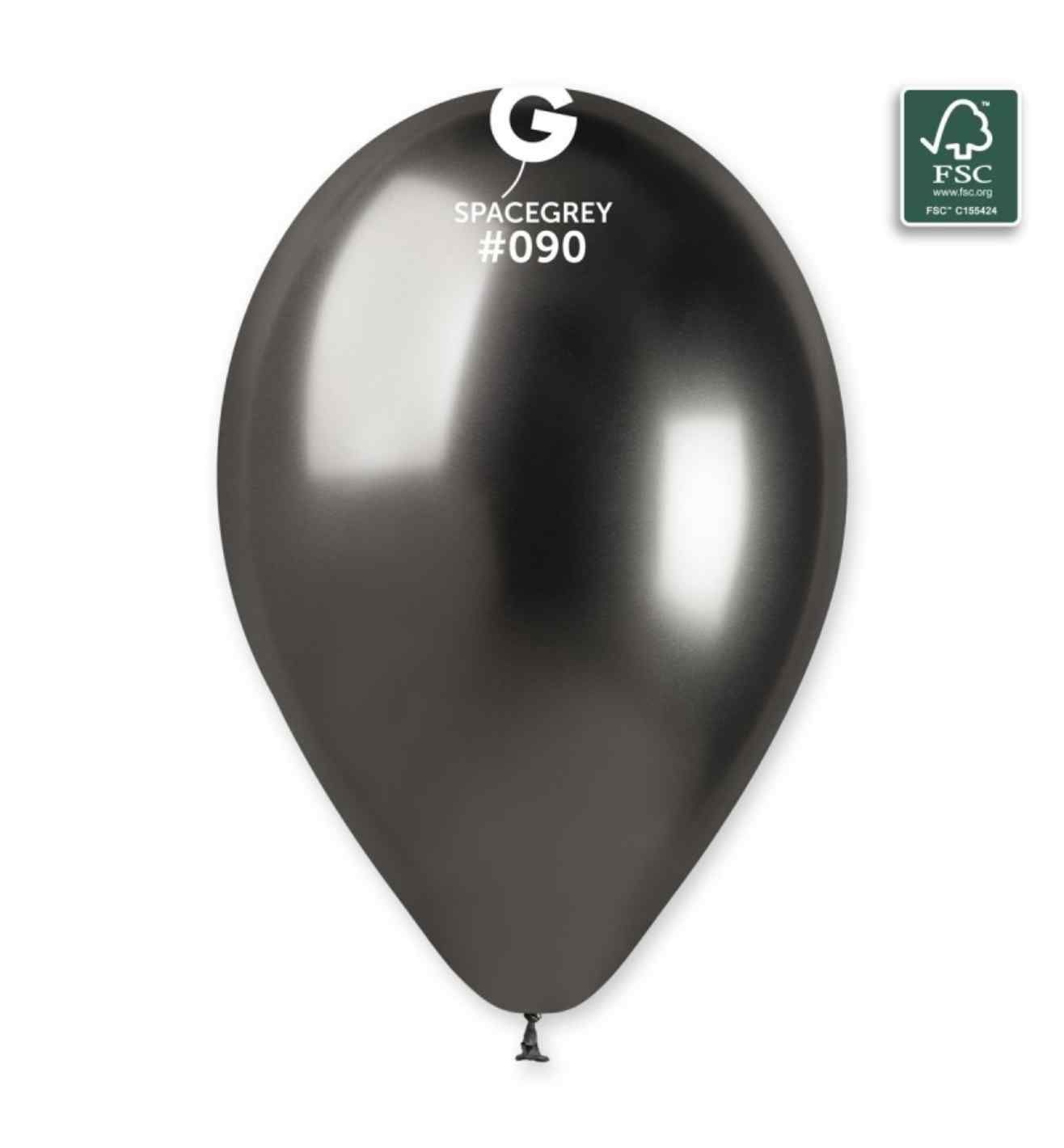 13" Gemar Shiny Space Grey Latex 50ct
