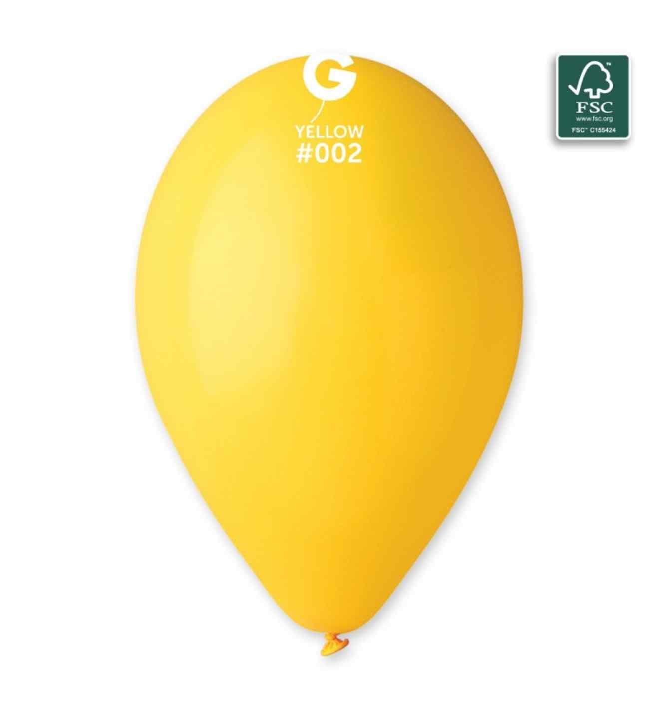 13" Gemar Yellow Latex 50ct
