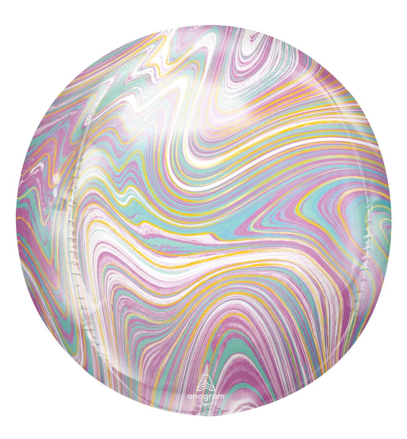 15" Pastel Marblez Orbz