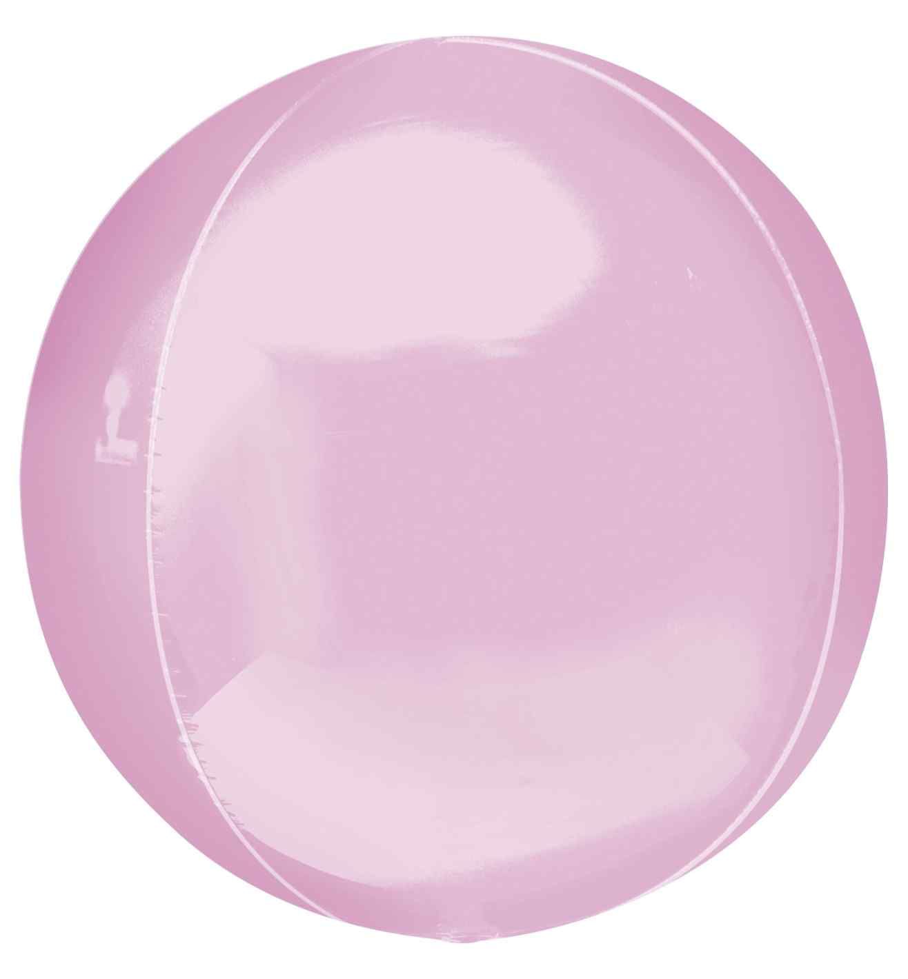 15" Pastel Pink Orbz 1PC