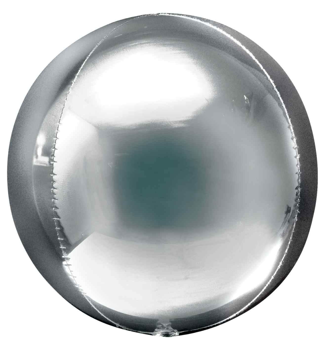 15" Silver Orbz 1PC