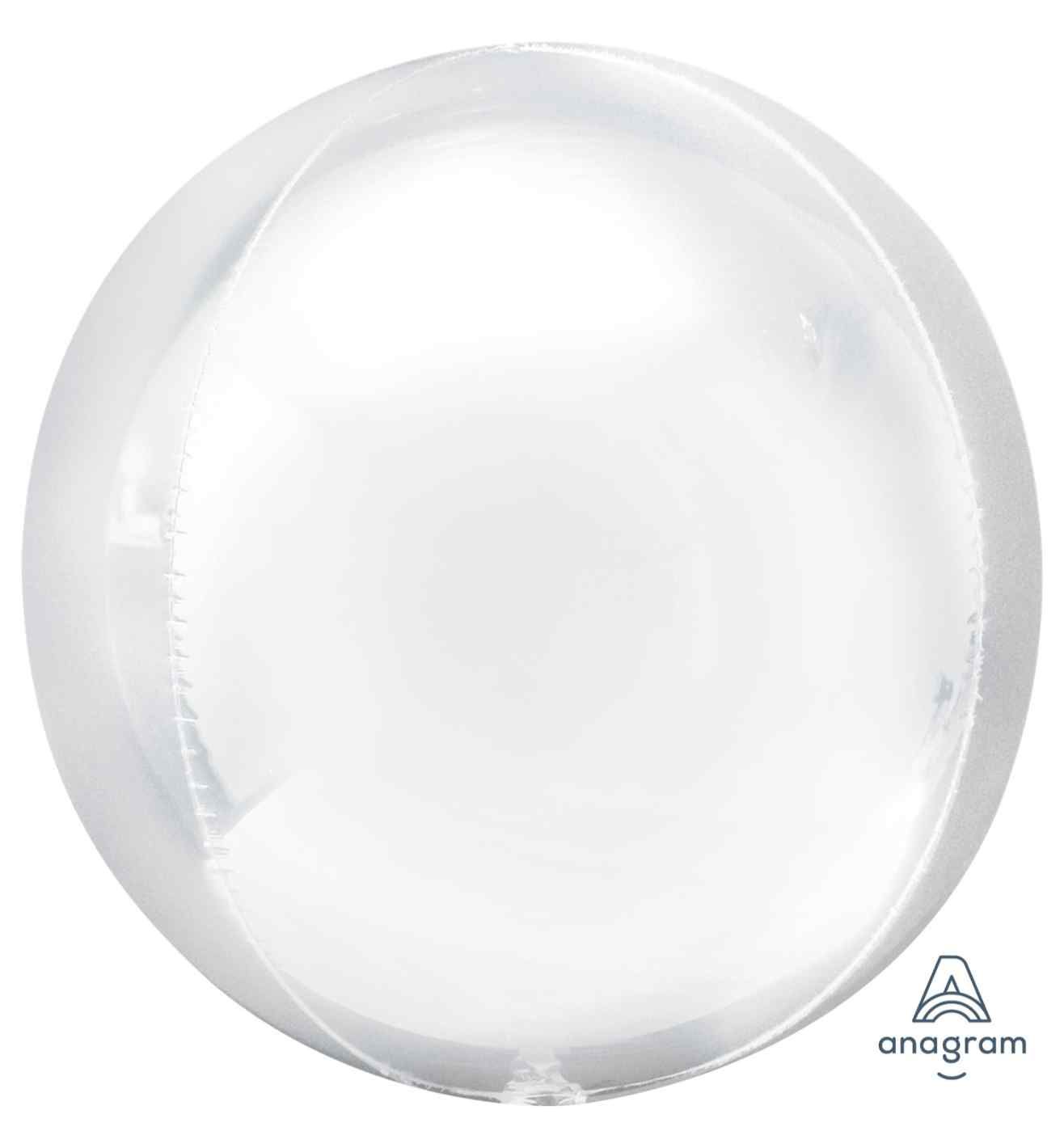 15" White Orbz 1PC