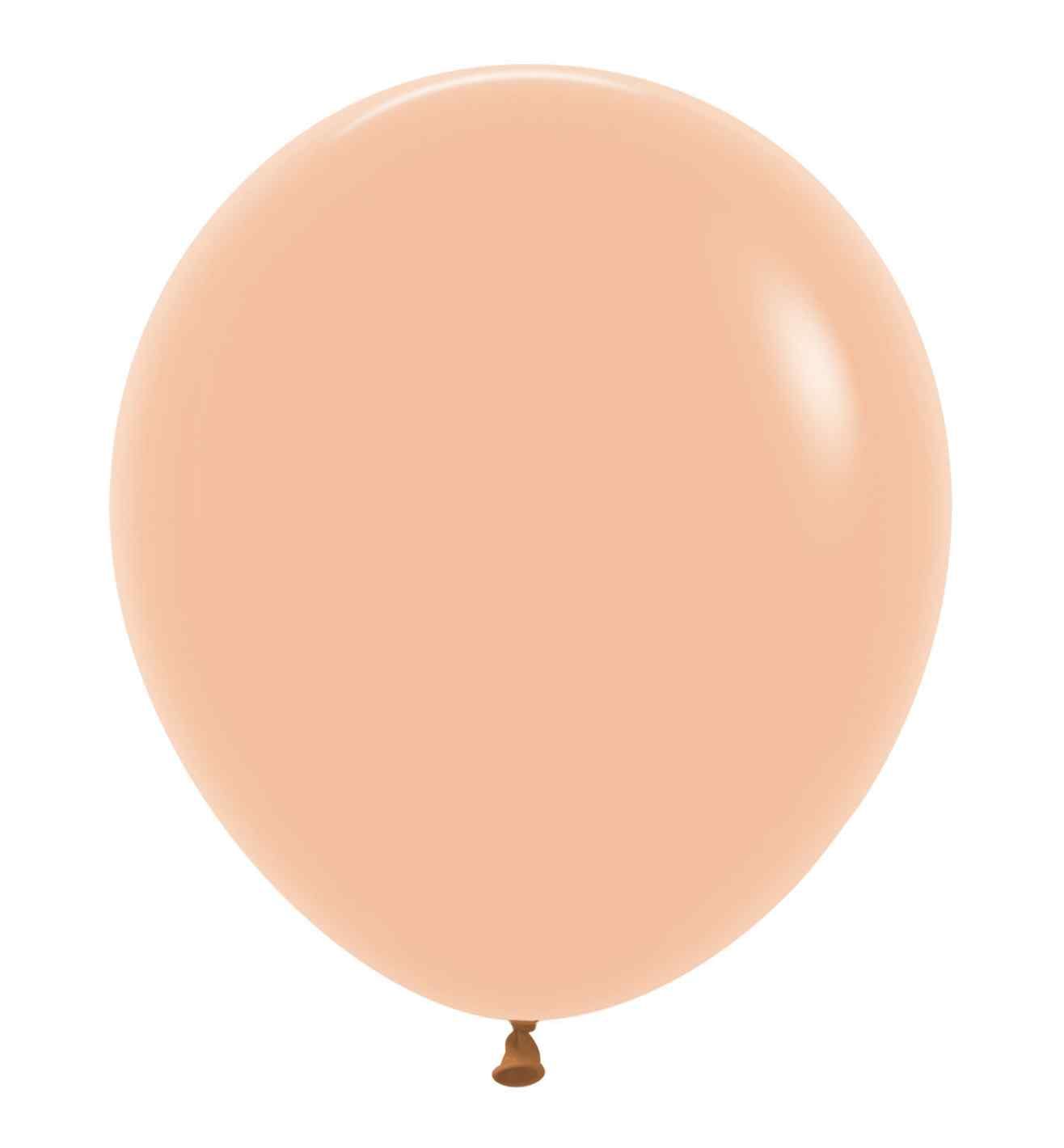 18" Sempertex Fashion Solid Peach Blush 25ct.
