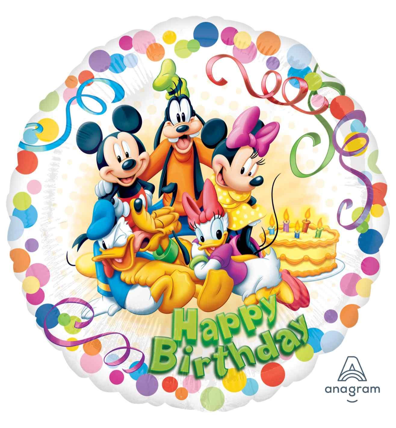 18" Mickey Mouse & Friends Party Foil Balloon