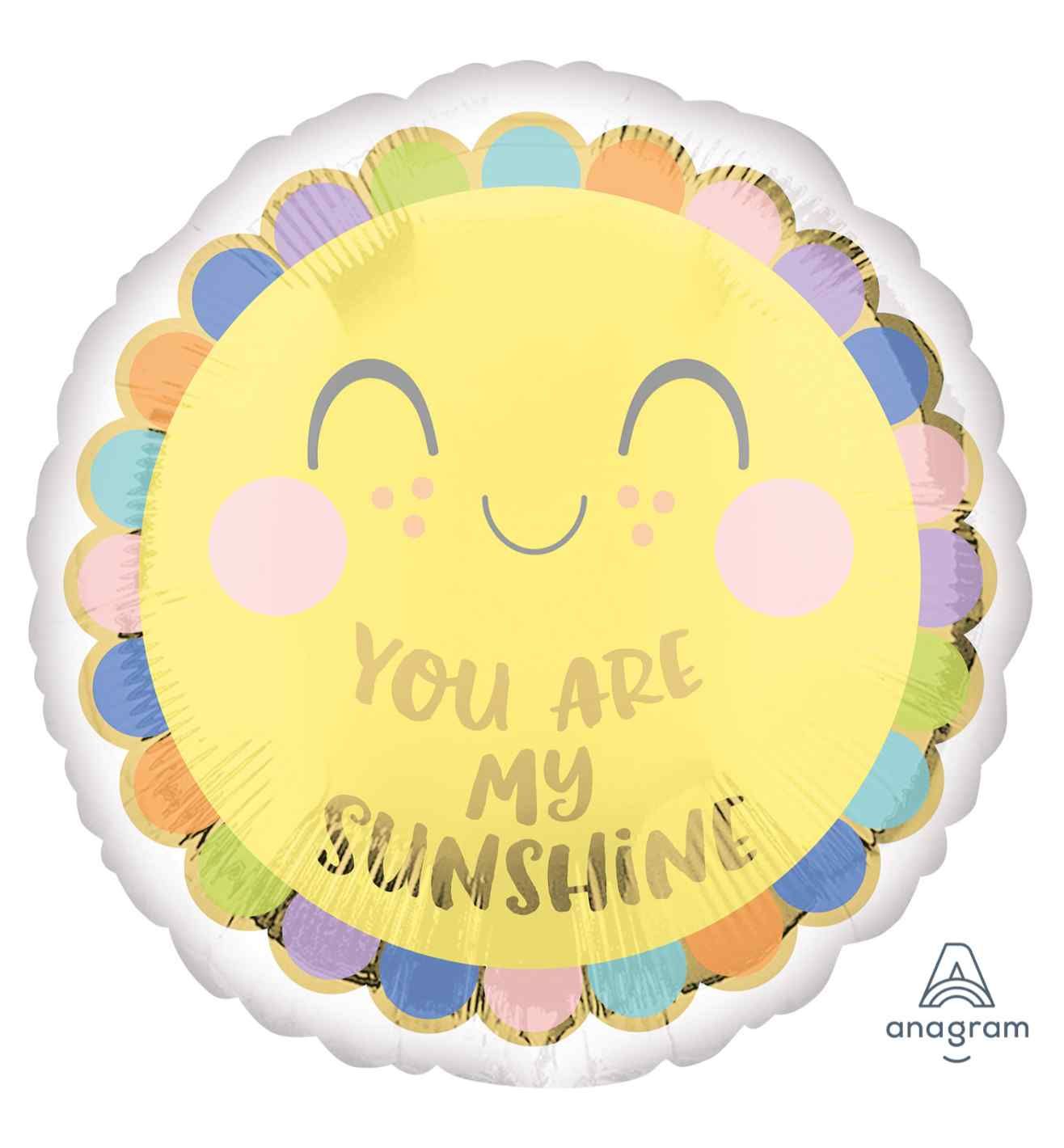 18" Sweet Baby Sunshine Foil Balloon