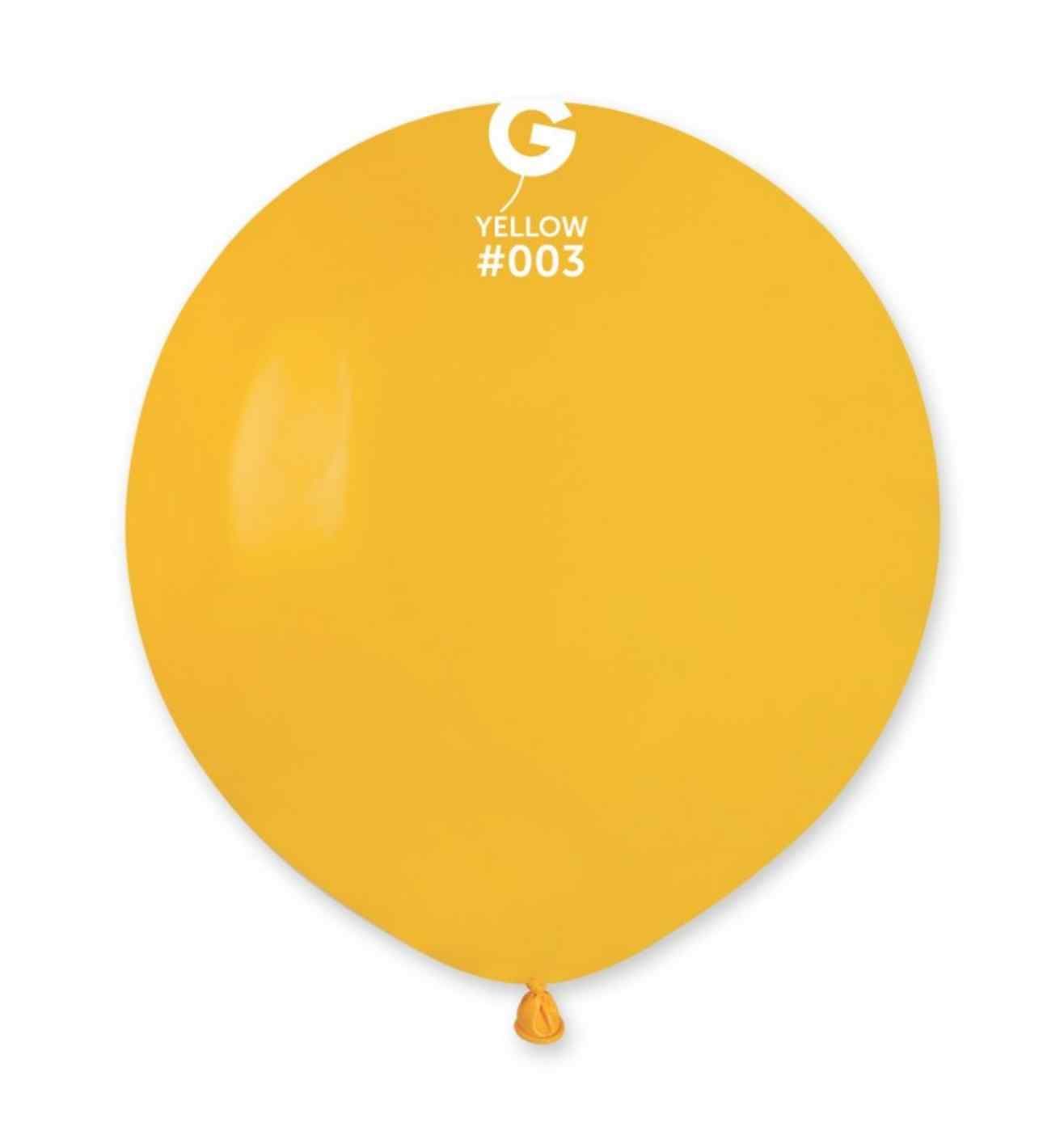 19" Gemar Yellow Latex 25ct