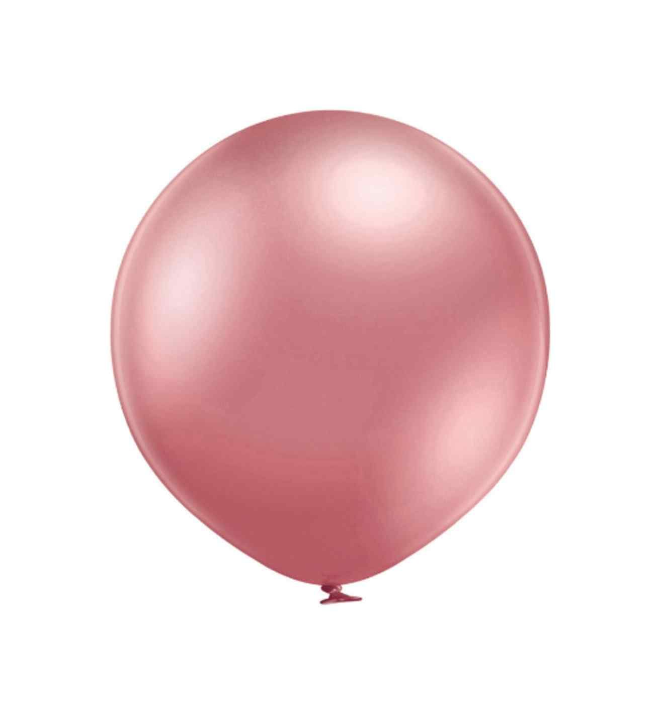 2ft Belbal Glossy Pink Latex Balloon 2ct