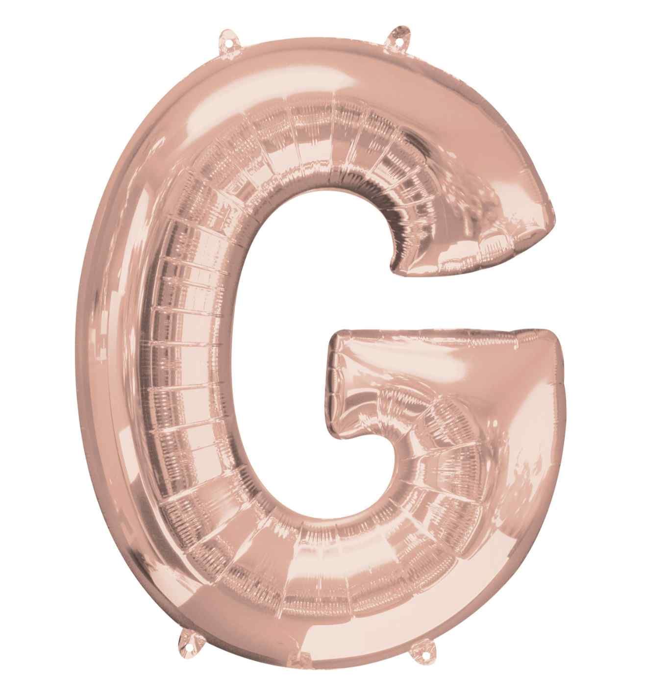 34" Anagram Rose Gold Letter G