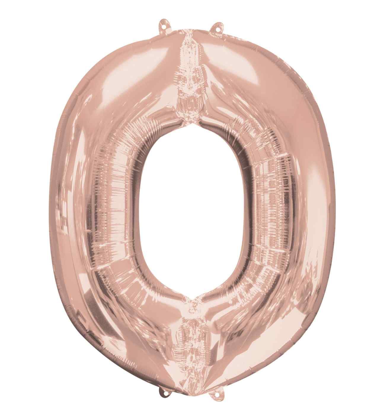 34" Anagram Rose Gold Letter O