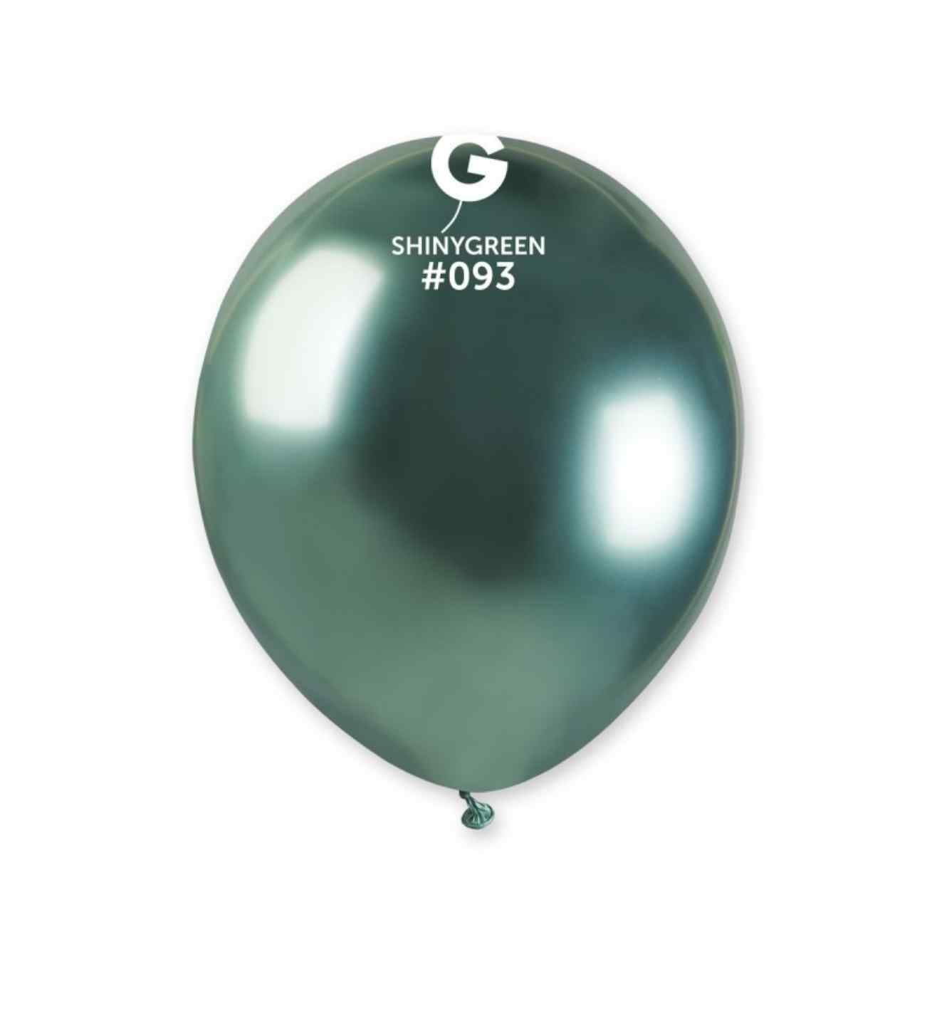 5" Gemar Shiny Green Latex 50ct