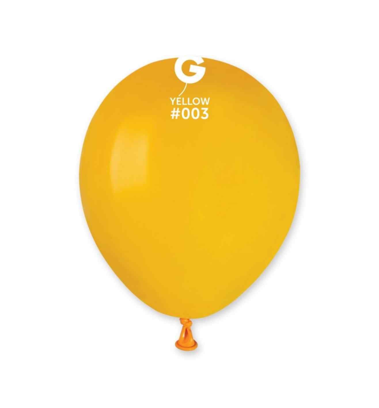5" Gemar Yellow Latex 50ct.