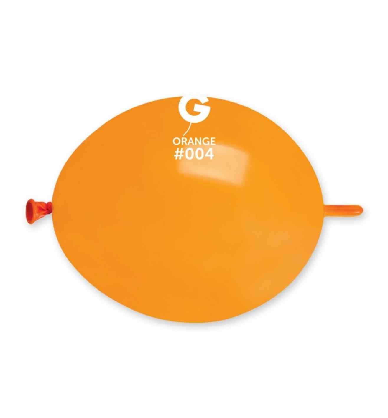 6" Gemar Orange G-link Latex 100ct