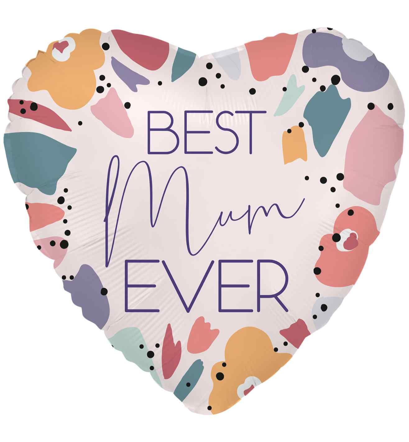 17" Amscan Best Mum Ever Foil Balloon