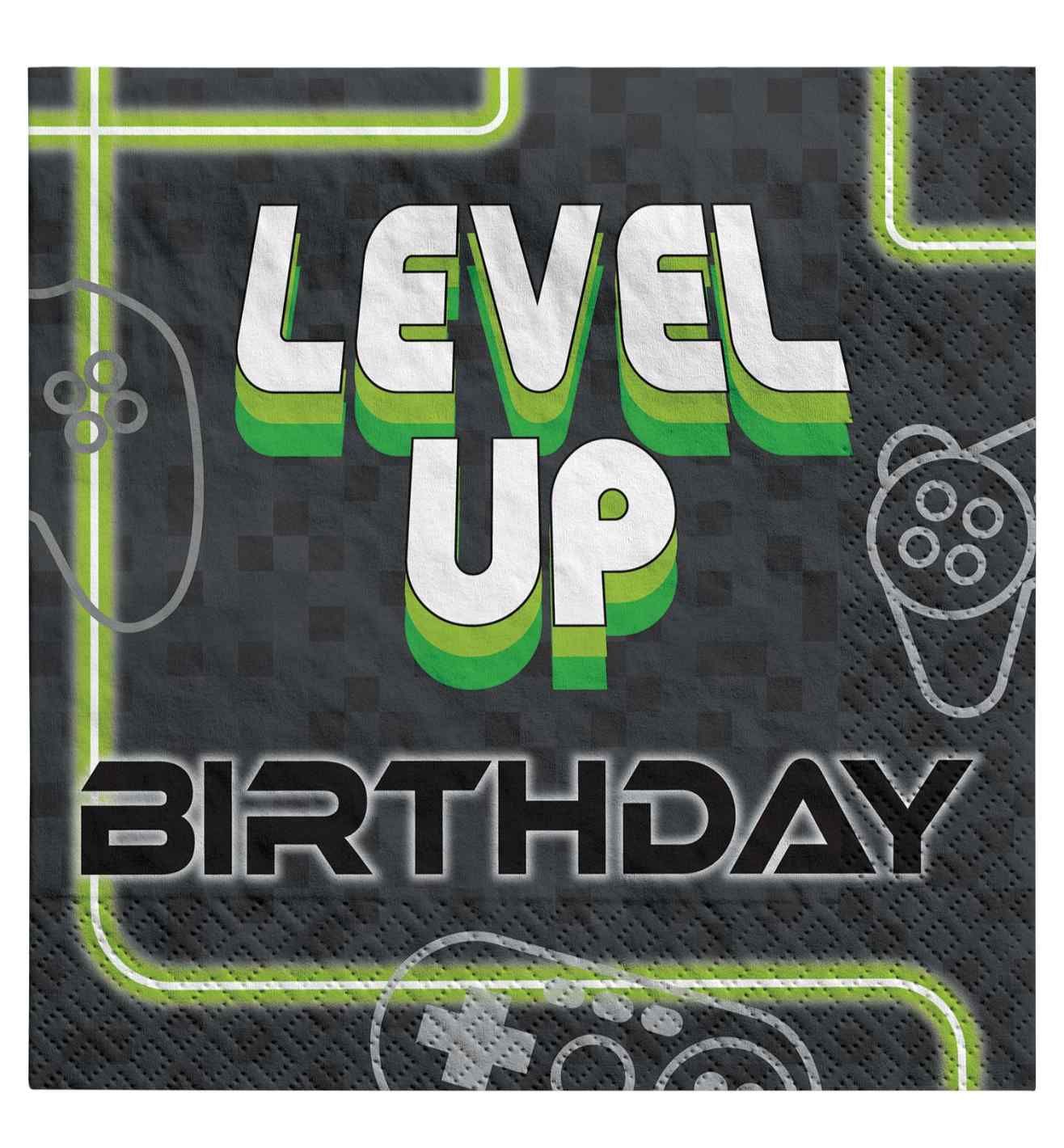 Level Up Luncheon Napkins 16ct
