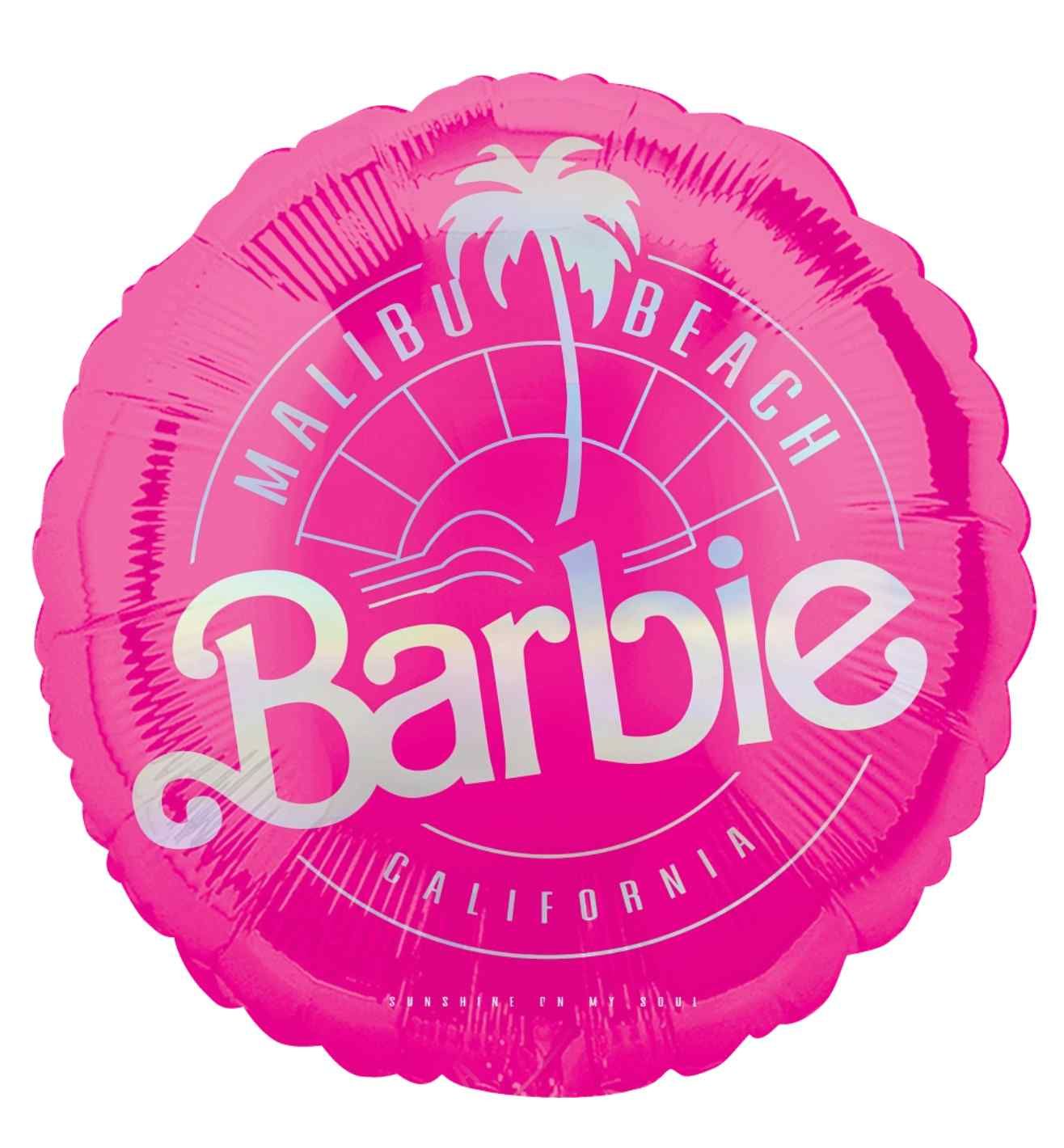 17" Anagram Barbie Malibu Foil Balloon