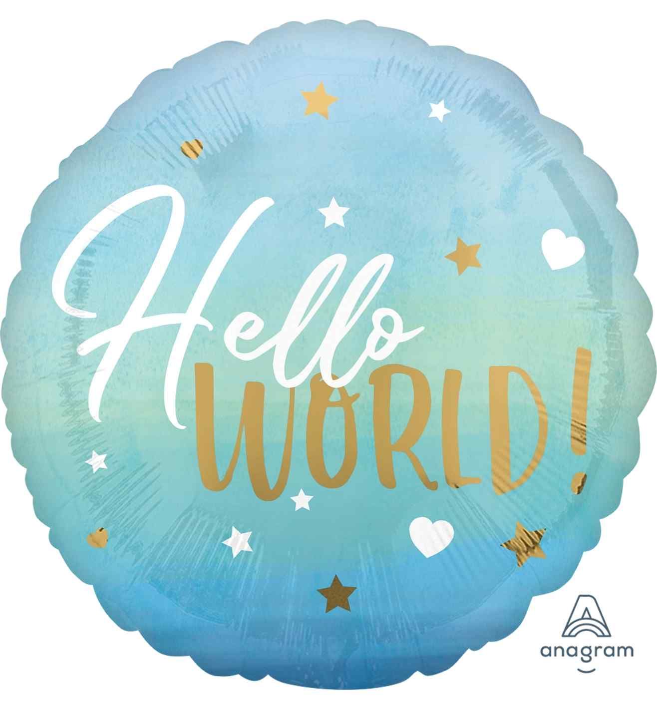 18" Baby Boy Blue Foil Balloon
