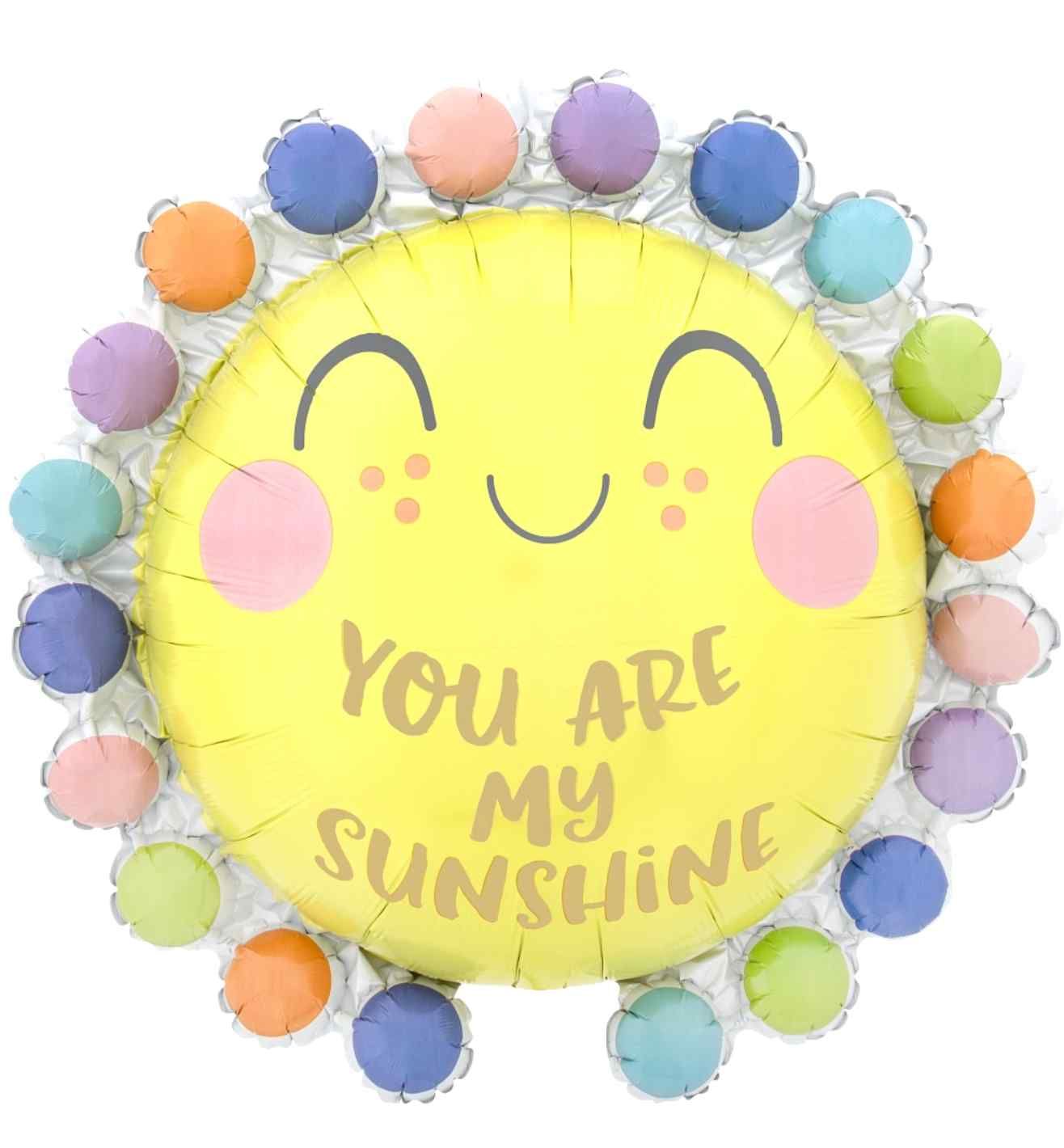 Dot Baby Circle Supershape Foil Balloon