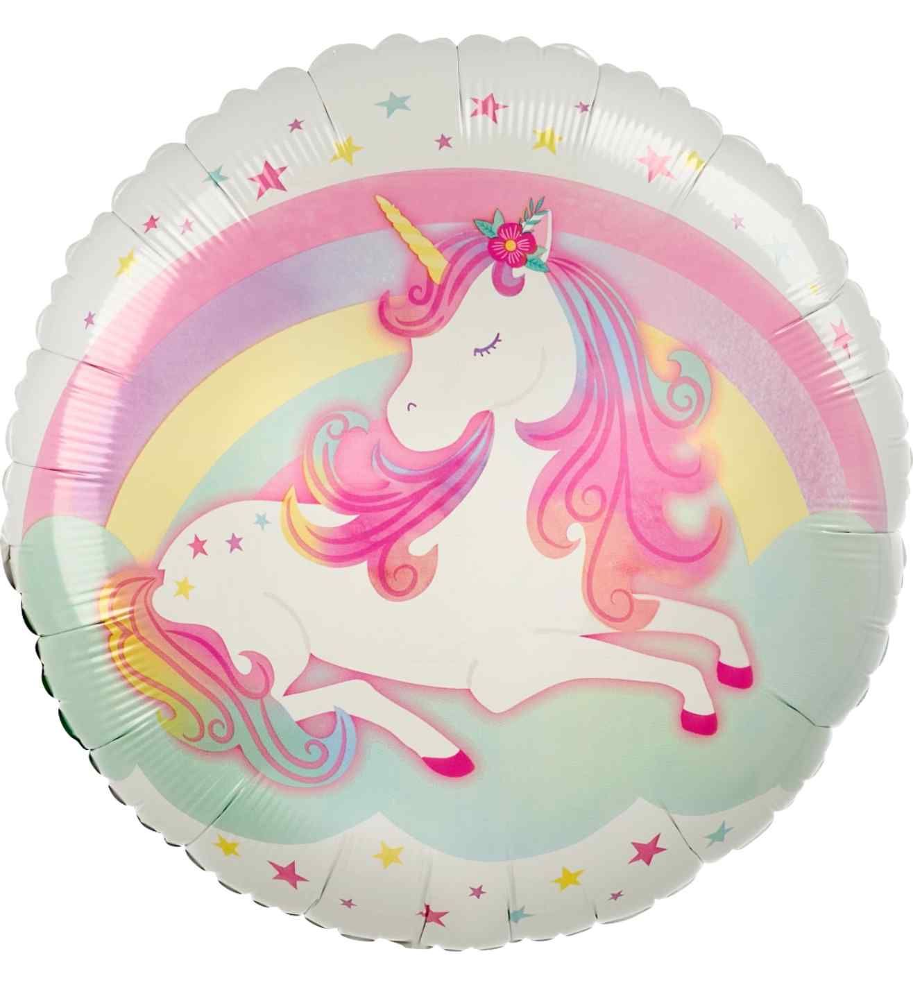 18" Enchanted Unicorn Foil Balloon