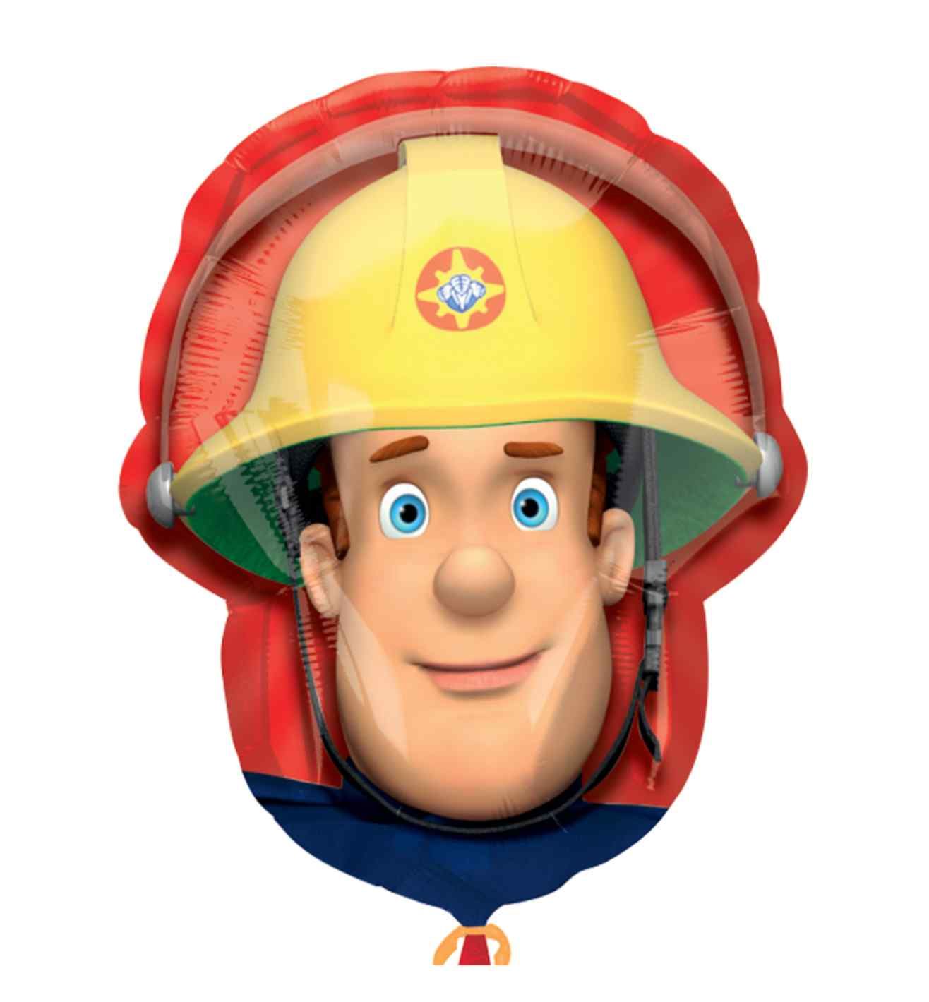 Anagram Fireman Sam Head SuperShape Foil Balloon