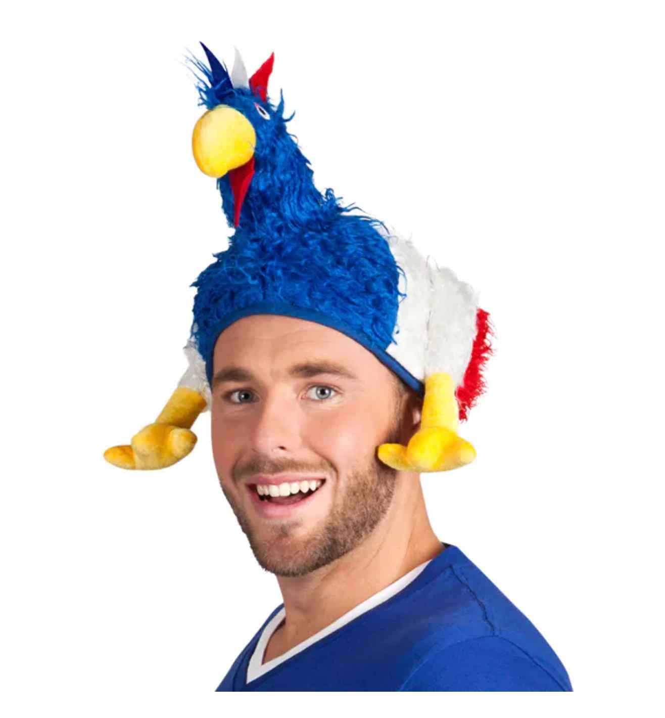 Rooster Hat France Tricolour