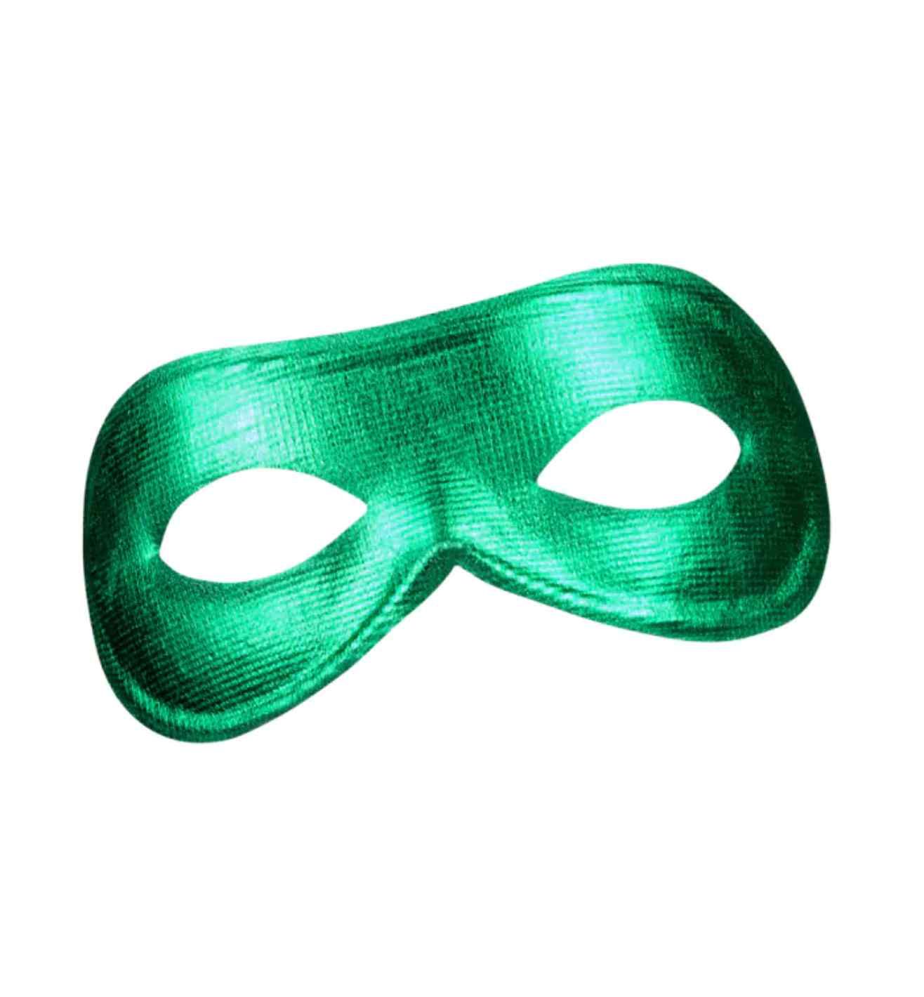 Metallised Eye Mask Green