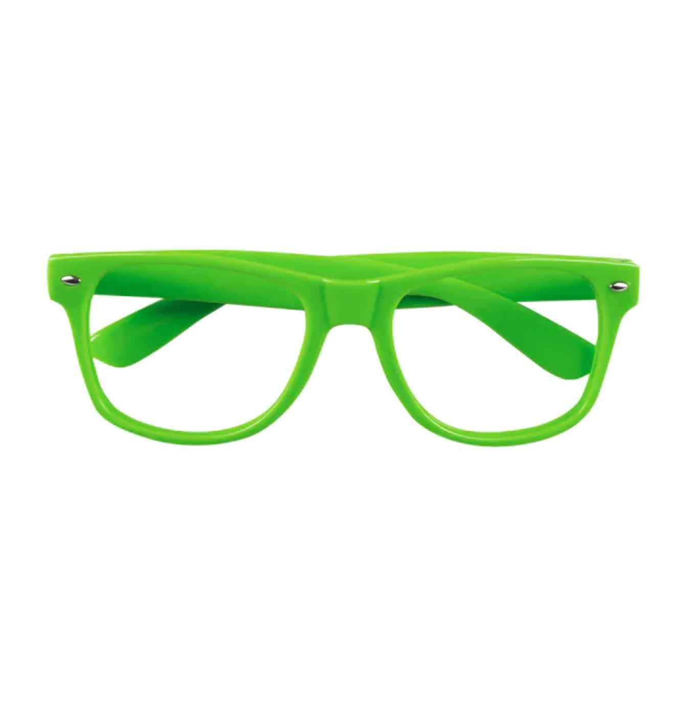Neon Green Party Glasses