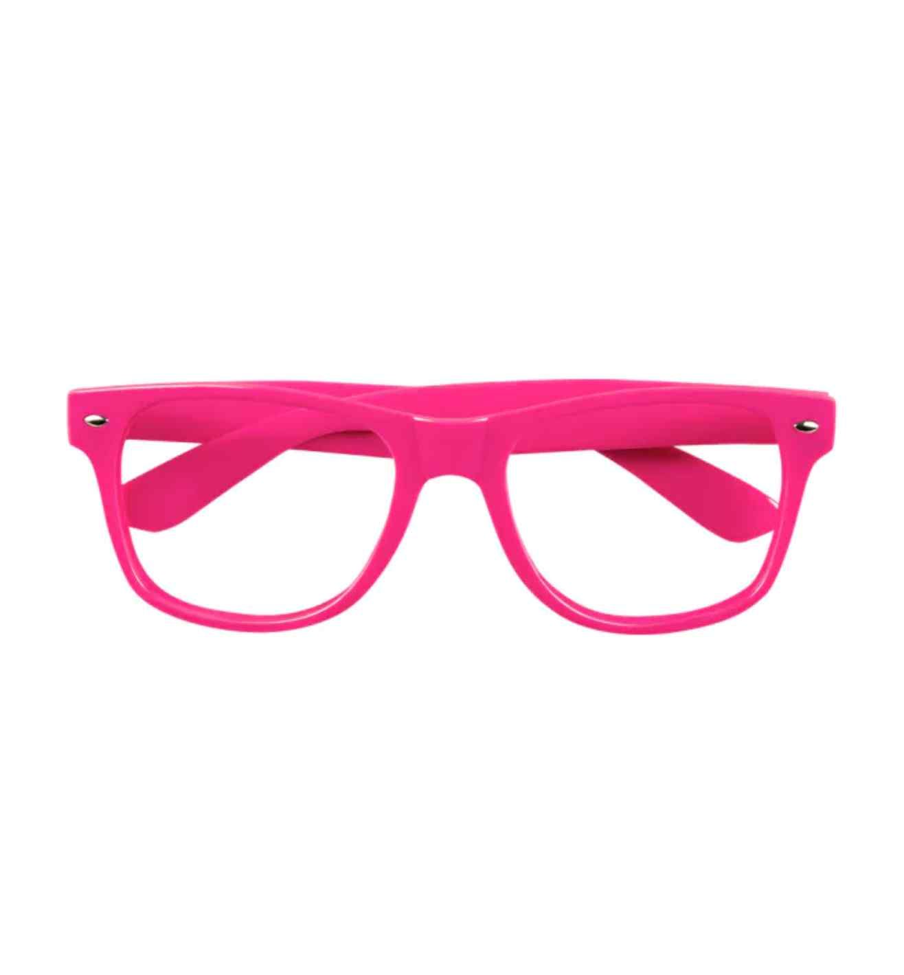 Neon Pink Party Glasses