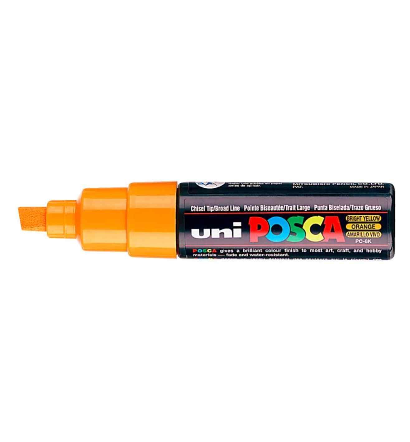 Bright Yellow POSCA Broad Chisel Tip