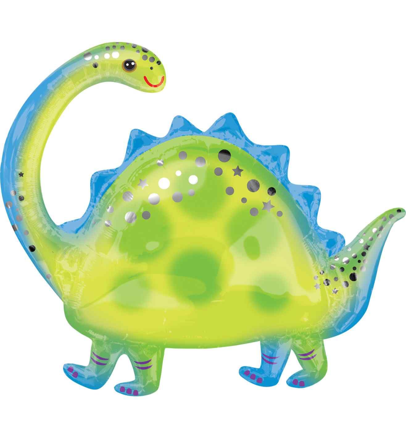 Brontosaurus SuperShape Foil Balloon