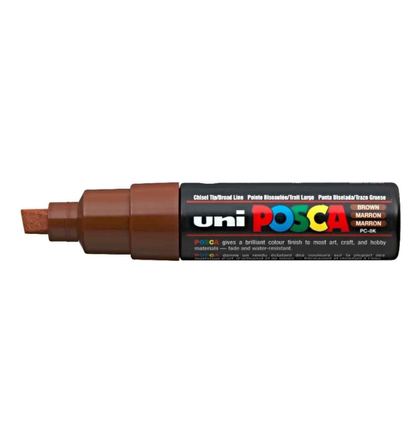 Brown POSCA Broad Chisel Tip