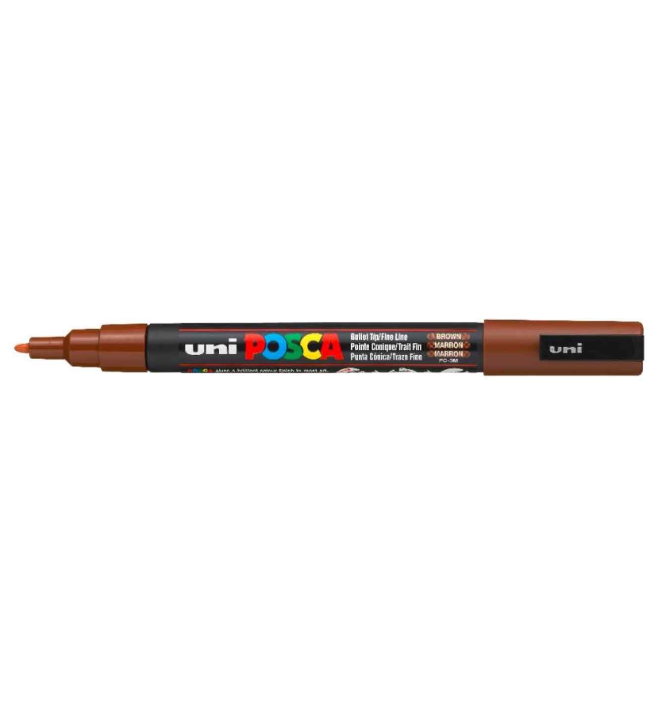 Brown POSCA Fine Bullet Tip