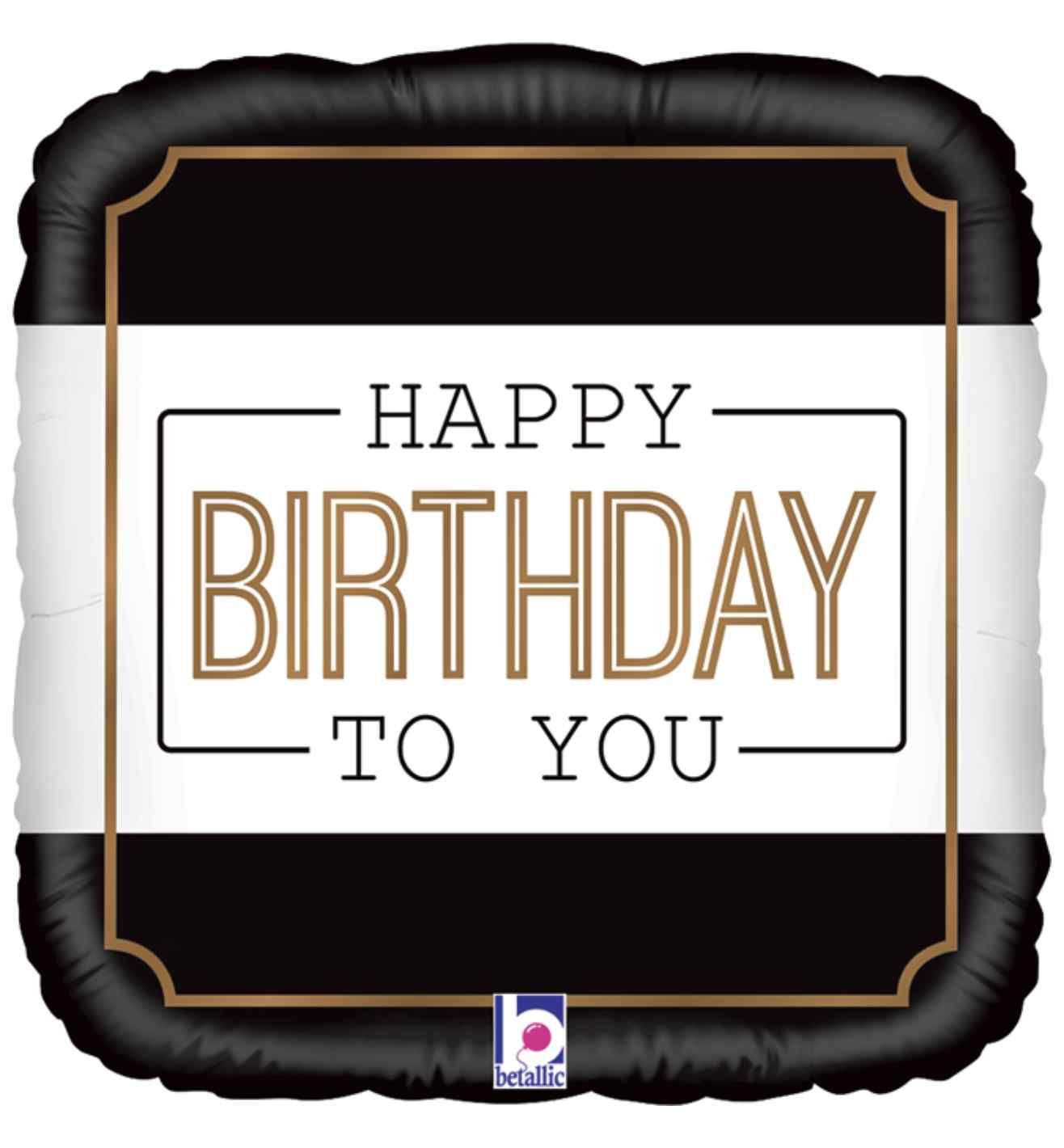 18" Betallic Classic Birthday Round