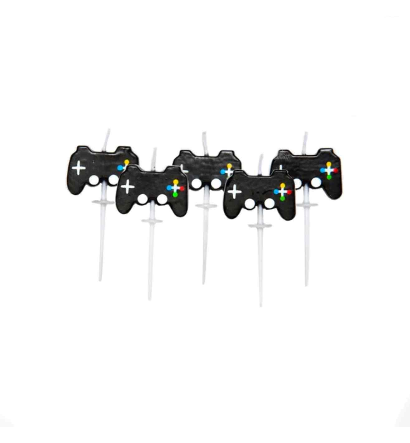 Gaming Party Pick Candles
