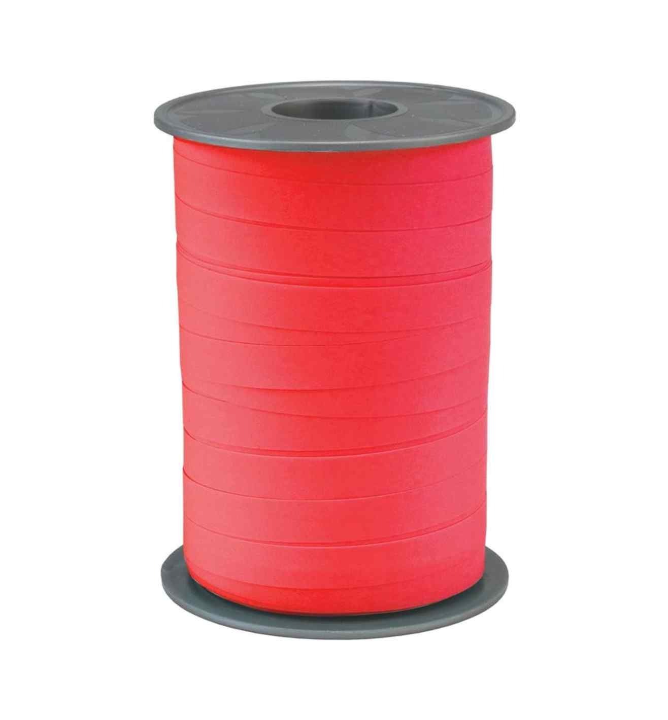 10mm x 200m Curling Ribbon - Opak Coral