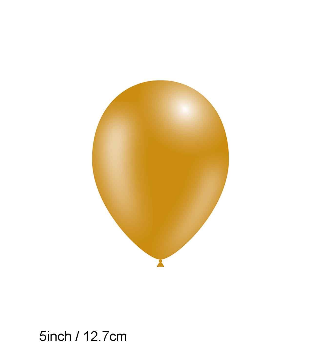 5" Decotex Metallic Gold 100ct