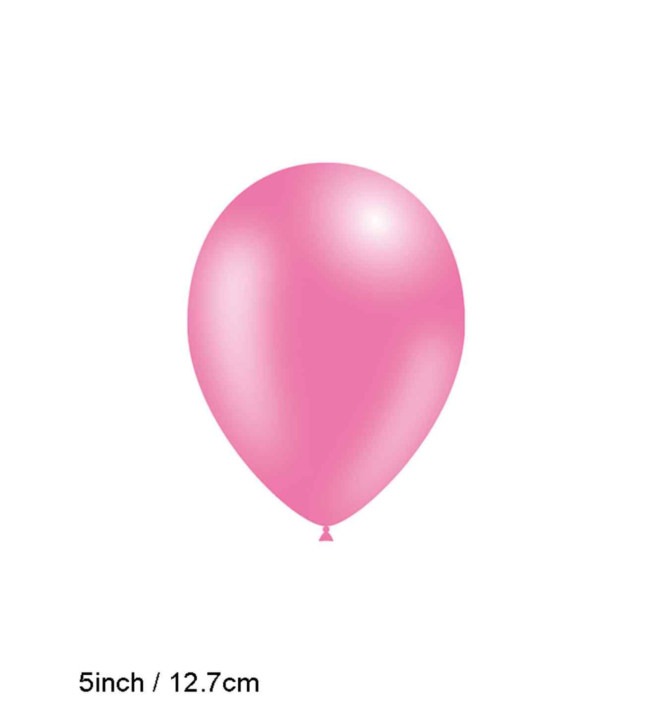 5" Decotex Fashion Solid Bubblegum Pink 100ct.