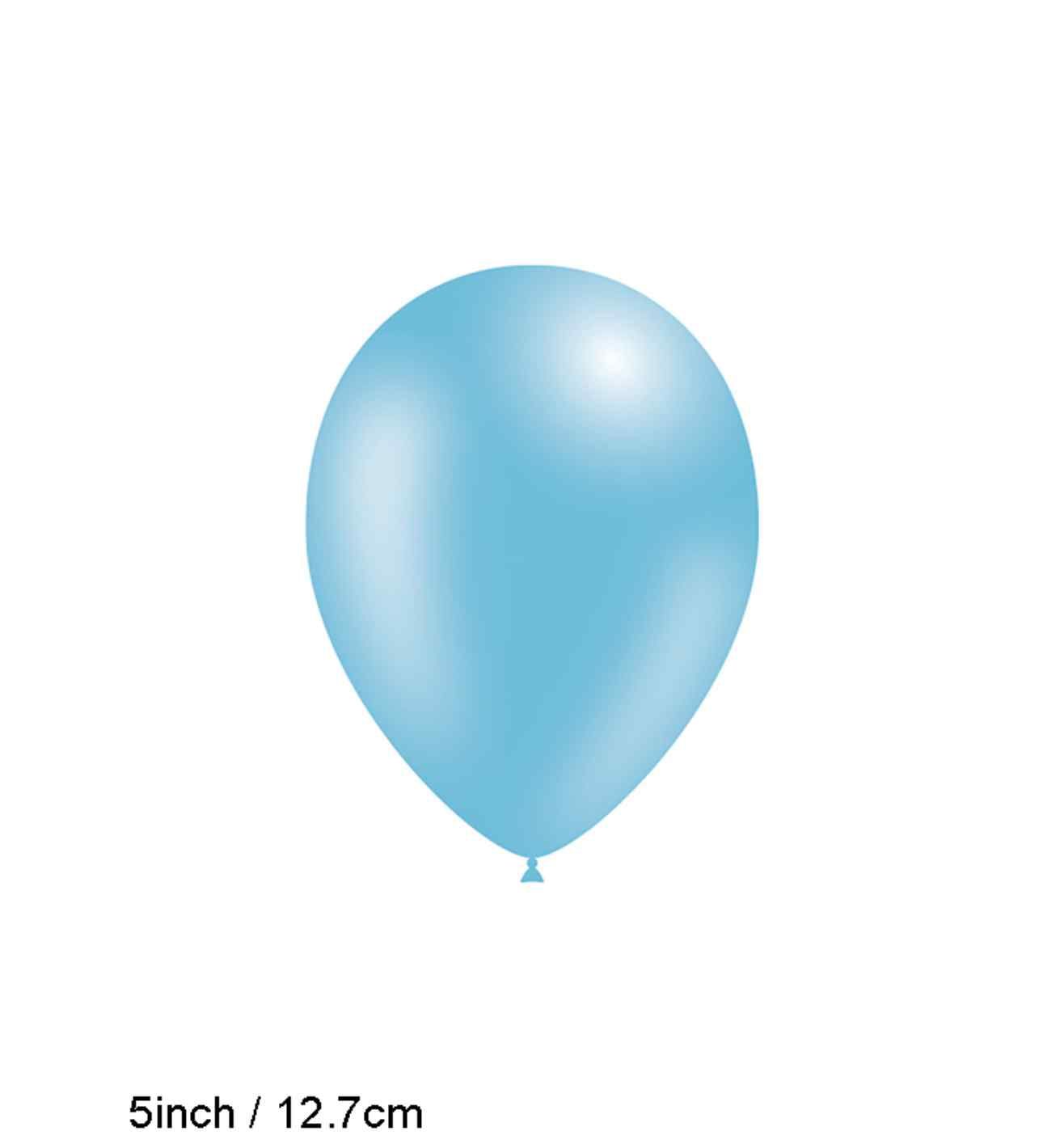 5" Decotex Fashion Solid Light Blue 100ct.