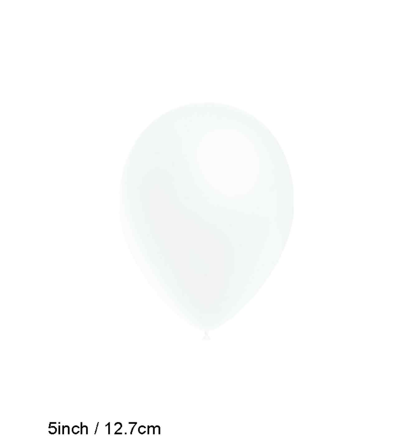 5" Decotex Fashion Solid White 100ct.