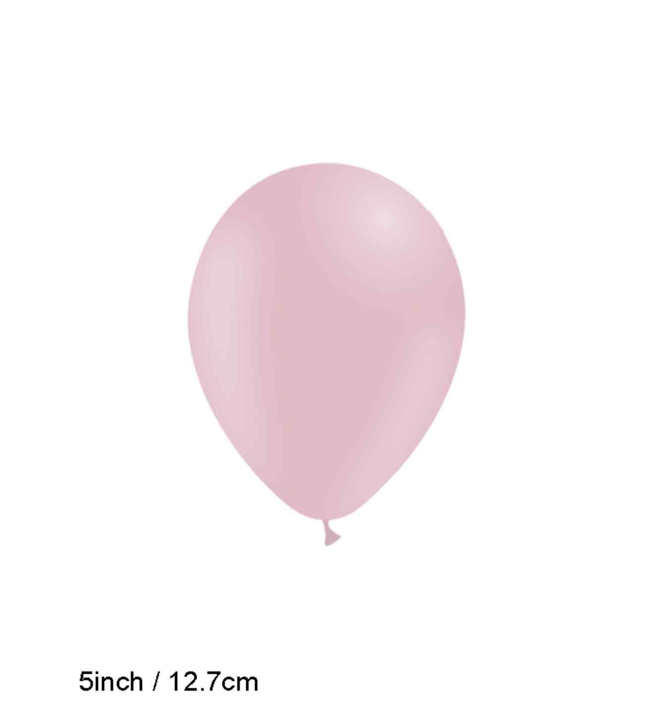 5" Decotex Matte Pastel Pink 100ct.