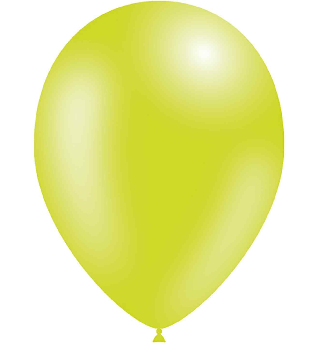 11" Decotex Fashion Solid Lime Green 50ct.