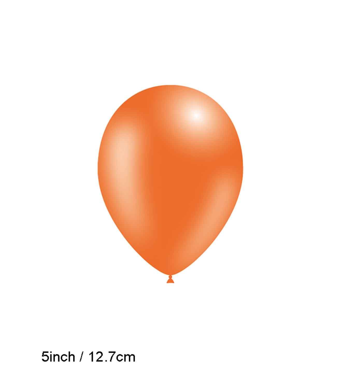 5" Decotex Fashion Solid Orange 100ct.