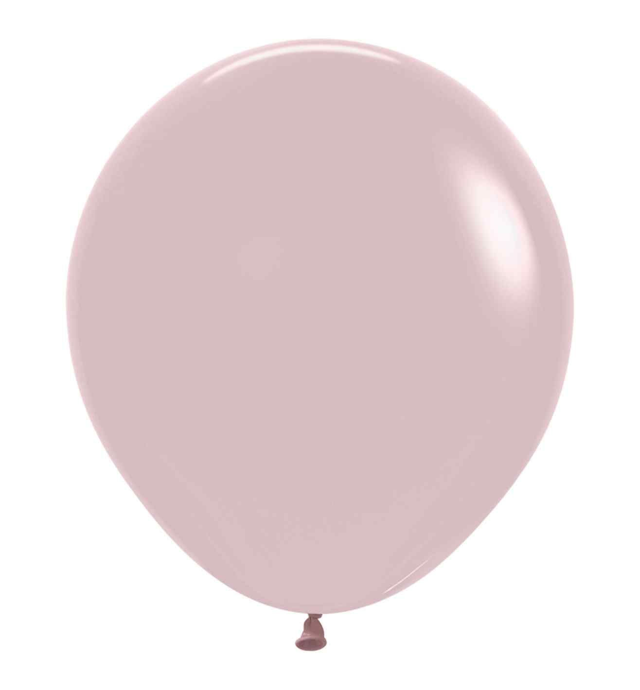 18" Sempertex Pastel Dusk Rose 25ct.