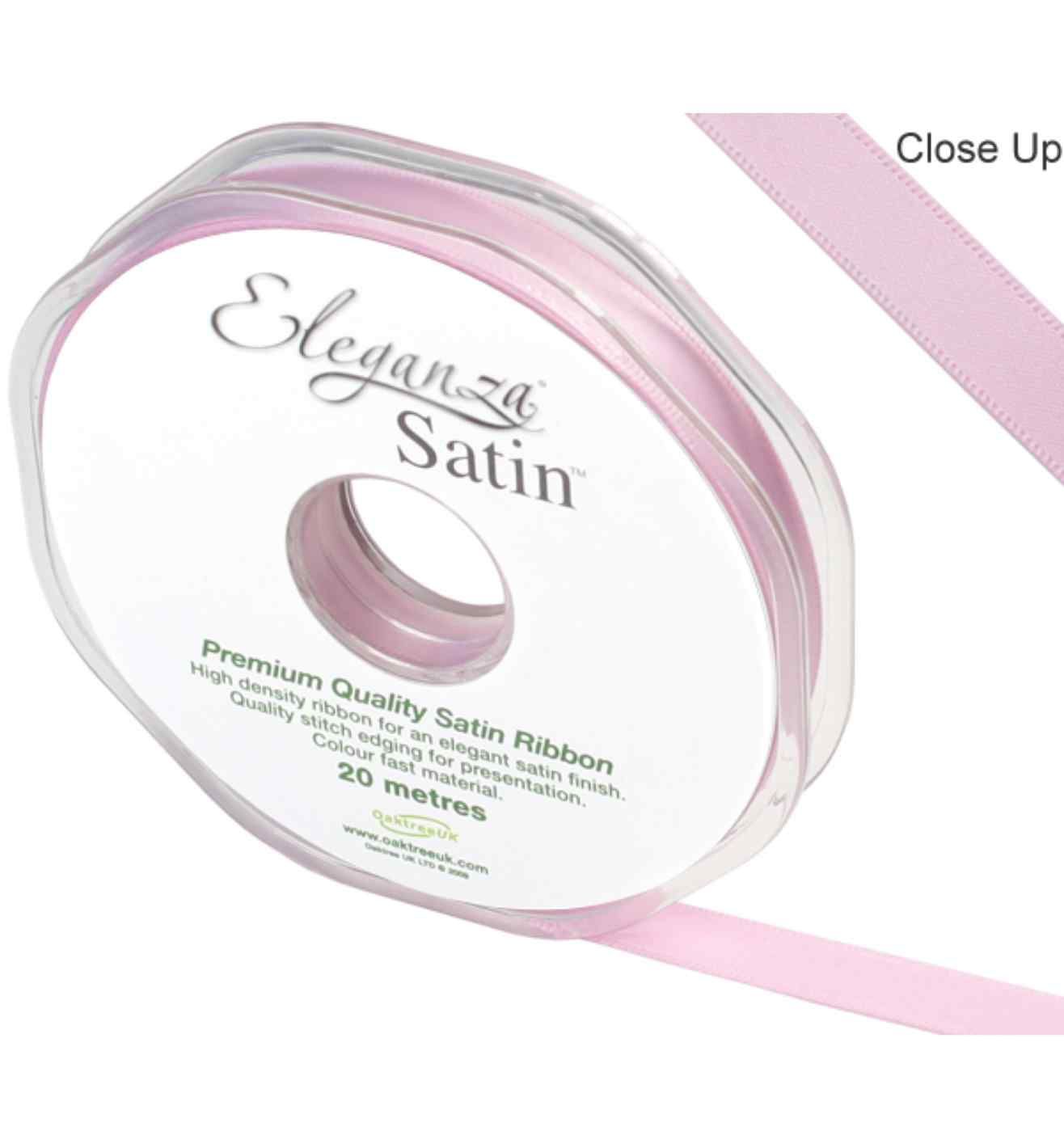 Eleganza Satin Double Faced Fashion Pink - 10mm x 20m