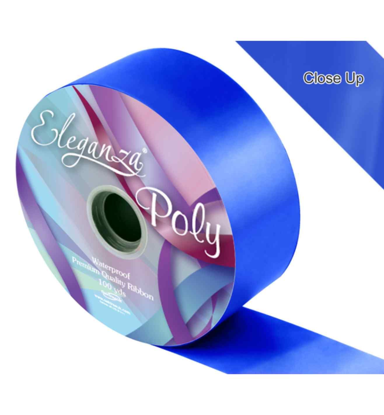 Eleganza Poly Ribbon Royal Blue - 50mm x 91m