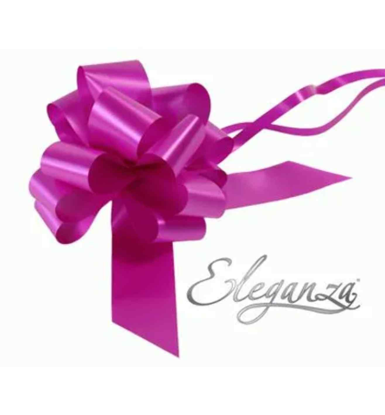 Eleganza Poly Pully Bows Fuchsia - 50mm x 20pcs