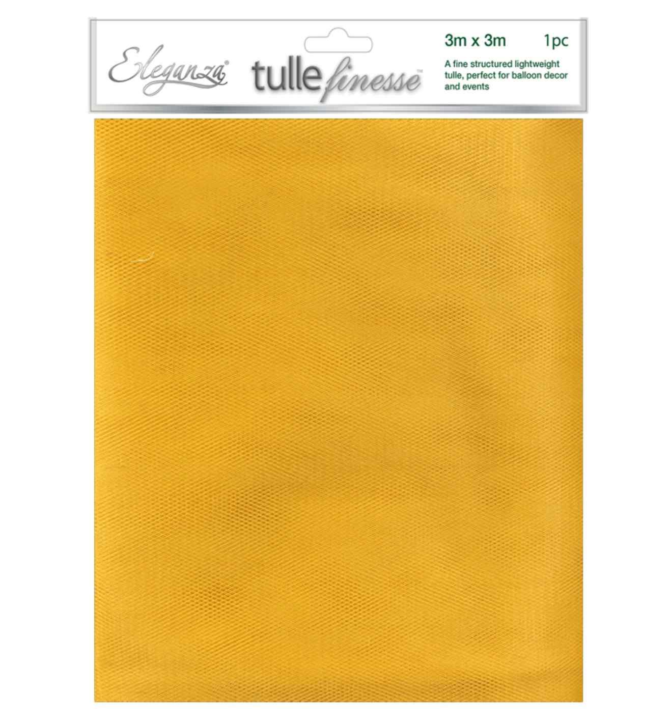 Eleganza Tulle Finesse 3m x 3m Gold 1ct.