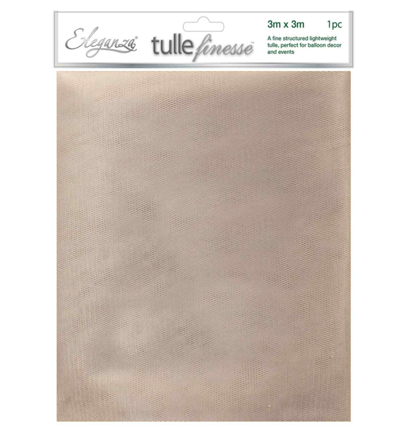Eleganza Tulle Finesse 3m x 3m Silver 1ct.
